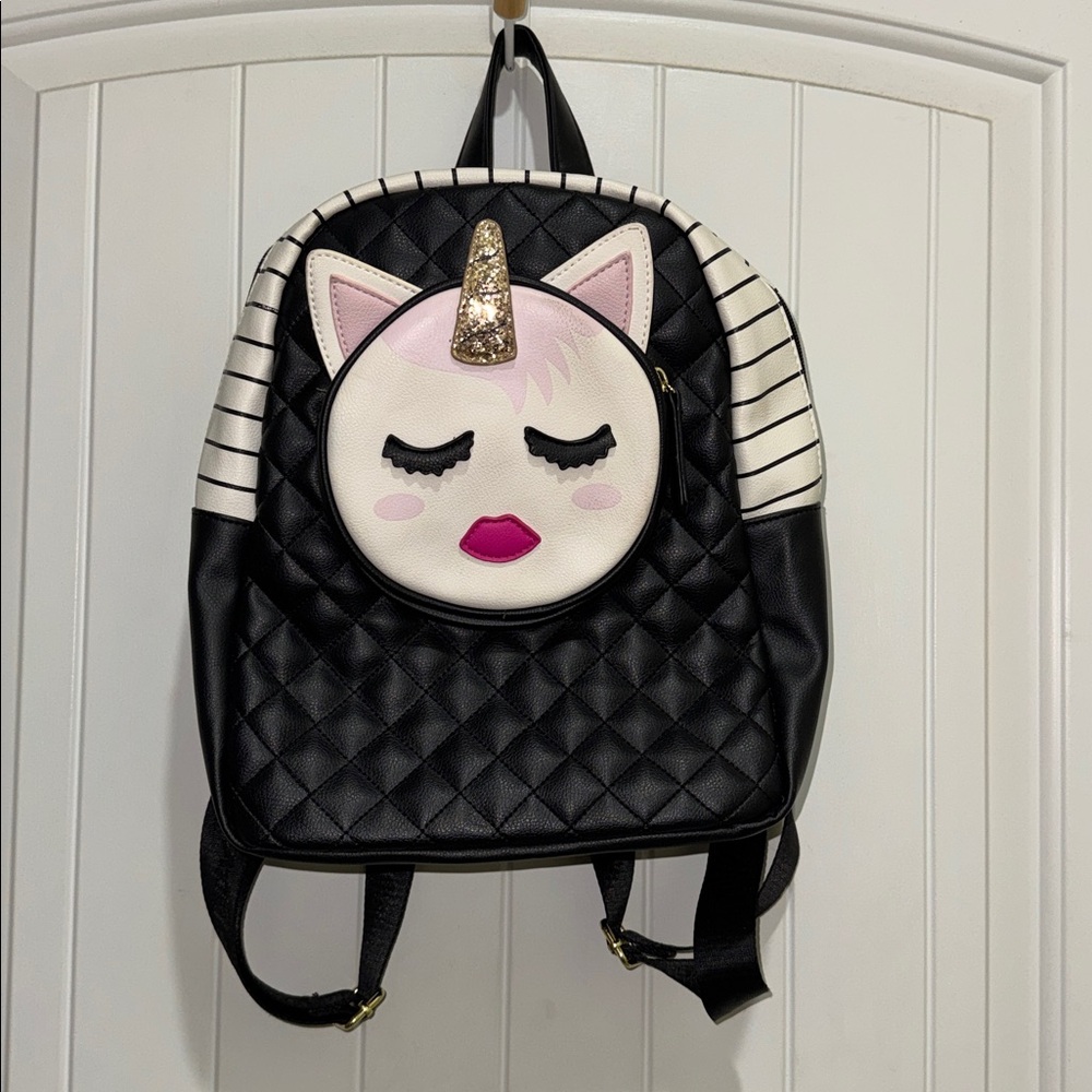Luv Betsey Whimsical Unicorn Quilted Backpack